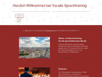 vocalis-berlin.de Webseite Vorschau