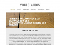 voceslaudis.ch Webseite Vorschau