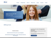 vocis.ch Webseite Vorschau