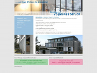 vogelnester.ch Webseite Vorschau