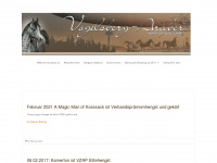 vogelsberg-araber.de Webseite Vorschau