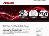 vogler-elektrotechnik.de Webseite Vorschau