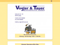 vogler-tauer-bueroservice.de Webseite Vorschau