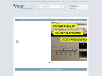 vogt-kuechentechnik.de Webseite Vorschau