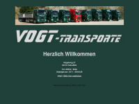 vogt-transporte-erdarbeiten.de Webseite Vorschau