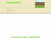 vogtjosefhof.de Webseite Vorschau