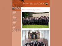 buergermeisterchor.de Webseite Vorschau