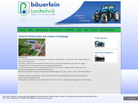 baeuerlein-landtechnik.de Webseite Vorschau