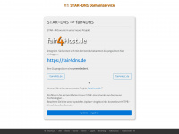star-dns.de Webseite Vorschau