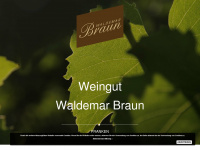 weingut-waldemar-braun.de Webseite Vorschau