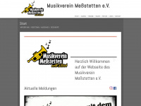 mv-messstetten.de Webseite Vorschau