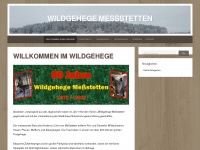 wildgehege-messstetten.de Webseite Vorschau