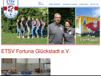 etsv-fortuna.de Webseite Vorschau
