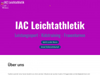 iacleichtathletik.at Webseite Vorschau