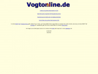 vogtonline.de Webseite Vorschau