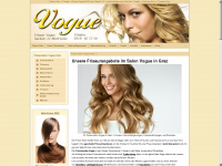 vogue-hairdreams.at Webseite Vorschau