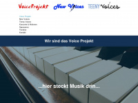 voiceprojekt.de Webseite Vorschau