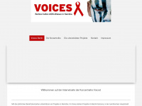 voices-berlin.de Webseite Vorschau