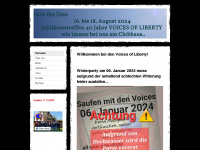 voices-of-liberty.de Webseite Vorschau