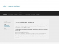 voigt-communications.de Webseite Vorschau