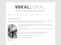 vokal-lokal.ch Webseite Vorschau