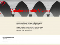 vokalensemble-vivace.ch Webseite Vorschau