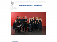 vokalensemble-vocembalo.ch Webseite Vorschau