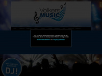 volkersmusic.de Webseite Vorschau