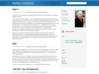 volkesstimme-blog.de Webseite Vorschau