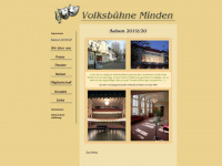 volksbuehne-minden.de Webseite Vorschau