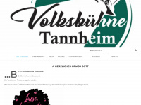 volksbuehne-tannheim.at Webseite Vorschau