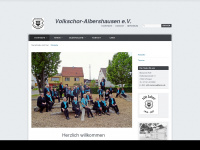 volkschor-albershausen.de Webseite Vorschau