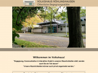 volkshaus-roehlinghausen.de Webseite Vorschau