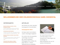 volkshochschule.ch Webseite Vorschau