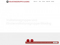 volkstanzgruppe-glasing.at Webseite Vorschau