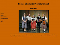 volkstanzmusik.ch Webseite Vorschau