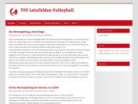volleyball-leinfelden.de Webseite Vorschau