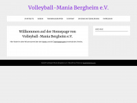 volleyball-mania.de Webseite Vorschau