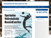 volleyballclub-neusiedl.at Webseite Vorschau