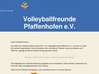 volleyballfreunde-paf.de Webseite Vorschau