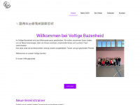 voltige-bazenheid.ch Webseite Vorschau