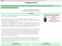 voltigierpferd.de Webseite Vorschau