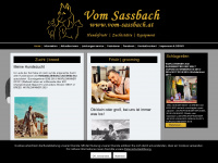 vom-sassbach.at Webseite Vorschau