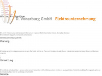 vonarburg-gmbh.ch Webseite Vorschau