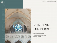 vonbank-orgelbau.at Webseite Vorschau