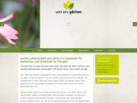 vonarx-gaerten.ch Webseite Vorschau