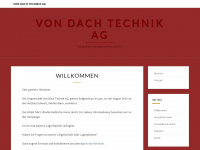 vondachtechnikag.ch Webseite Vorschau