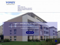 voney-immo.ch Webseite Vorschau