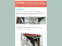 vonie.ch Webseite Vorschau