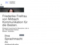 vonmirbach-coaching.de Webseite Vorschau